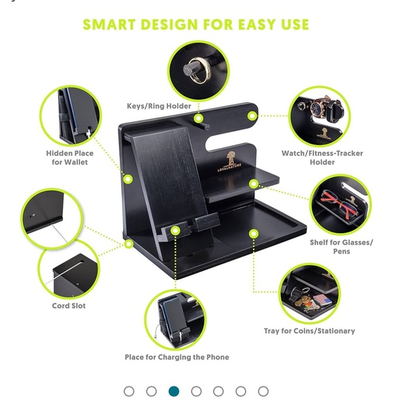 New - Wood Phone Docking Ststion - Picture 2 of 11